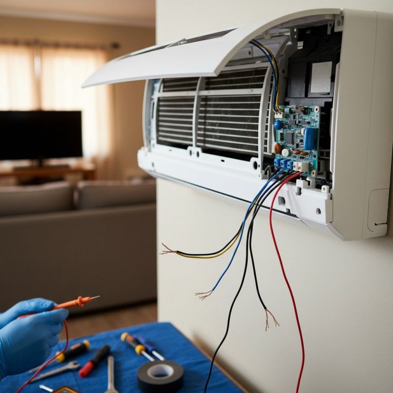 Ductless Ac Installation detail